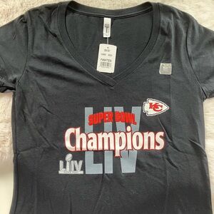 Women’s Kansas City Chiefs V-neck T-shirt